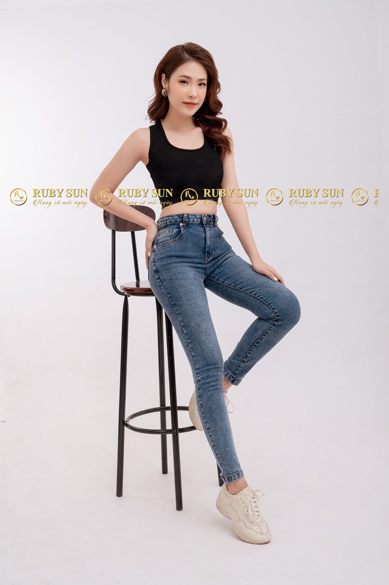 Quần Jeans RQJ 01 Màu Tràm đá