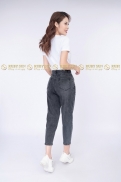 Quần Jeans Baggy Màu Chì