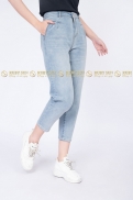 Quần Jeans Baggy Màu Xanh Sáng