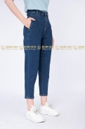 Quần Jeans Baggy Màu Xanh Than