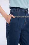 Quần Jeans Baggy Màu Xanh Than