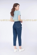 Quần Jeans Baggy Màu Xanh Than