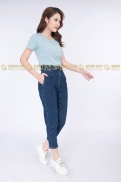 Quần Jeans Baggy Màu Xanh Than